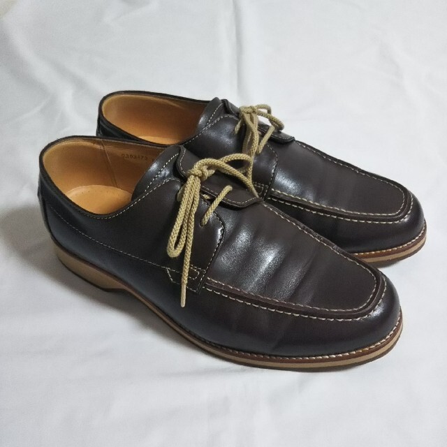 BURBERRY(バーバリー)のBURBERRY LONDON レザー シューズ 革靴 茶色 26cm メンズの靴/シューズ(ドレス/ビジネス)の商品写真
