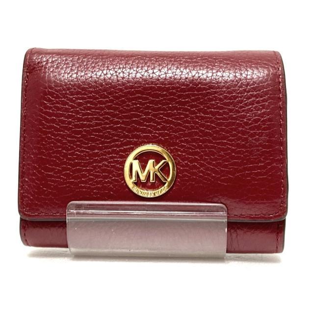 Michael Kors - マイケルコース 2つ折り財布 - レッドの通販 by ブラン ...