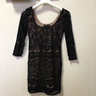 エイチアンドエム(H&M)の♡お値下♡H＆M レース トップス ミニワンピース♡XS(ミニワンピース)