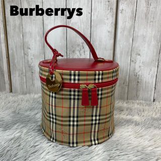 バーバリー(BURBERRY)の●美品●Burberrys バーバリー　バニティ　バッグ　ノバチェック(ハンドバッグ)