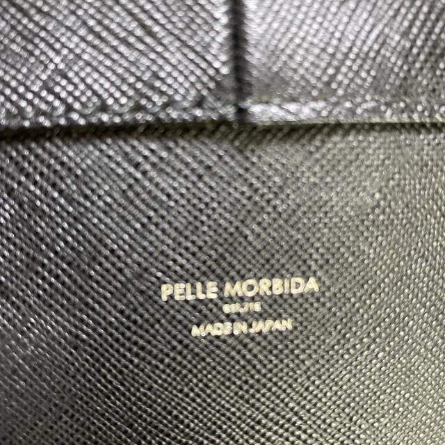 PELLE MORBIDA(ペッレ モルビダ)のpelle morbida  黒色　紳士用鞄 メンズのバッグ(ビジネスバッグ)の商品写真