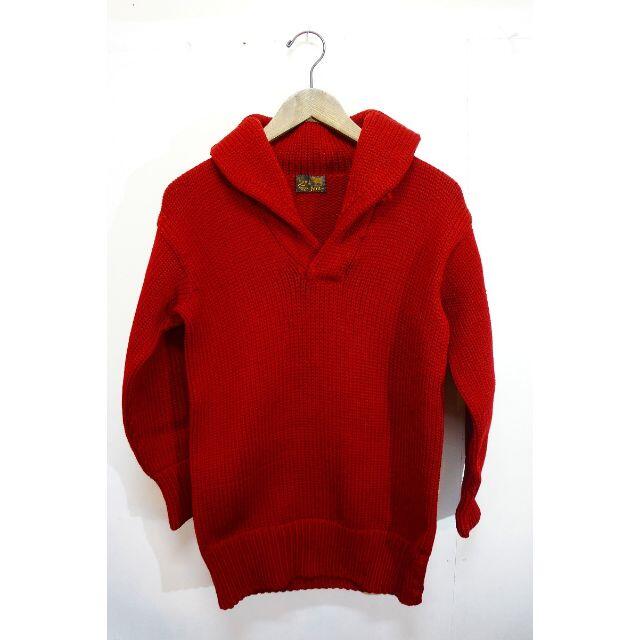 希少1920'sビンテージ Lamb Knit社ショールカラー ニット403L△ | www