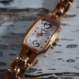 セイコー(SEIKO)の【稼働品】 セイコー ティセ 腕時計 レディース クォーツ ピンク ハート(腕時計)