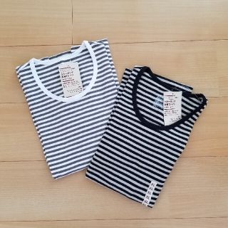 ムジルシリョウヒン(MUJI (無印良品))の無印良品クルーネック長袖Tシャツ（2枚セット）(Tシャツ(長袖/七分))