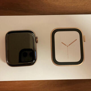 アップルウォッチ(Apple Watch)のApple Watch 4 ステンレスゴールド(腕時計(デジタル))
