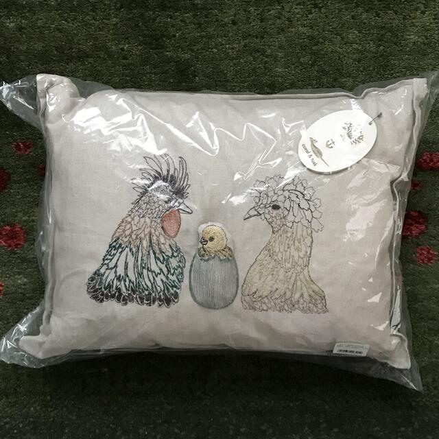 coral&tusk コーラルアンドタスク クッション 鳥 刺繍 リネン coral&tusk コーラルアンドタスク クッション 鳥 刺繍 リネン