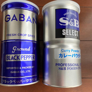 ギャバン(GABAN)のSB カレーパウダー400g  GABAN ブラックペッパーグラウンド ４２０g(調味料)