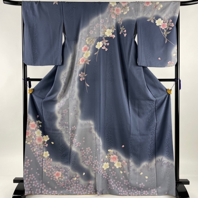 色留袖 身丈167.5cm 裄丈61.5cm 正絹 美品 名品