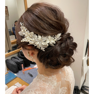 ヴェラウォン(Vera Wang)の【しらたま様】値下げ STELLABRIDAL ウエディング アクセサリー  (バレッタ/ヘアクリップ)