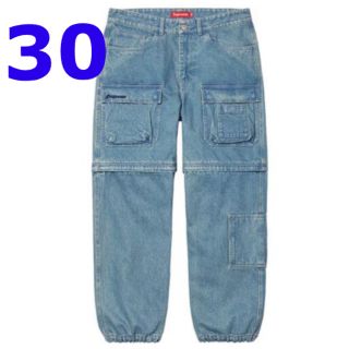 シュプリーム(Supreme)のSupreme Zip-Off Utility Pant Denim 30サイズ(ワークパンツ/カーゴパンツ)