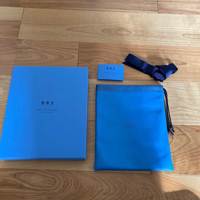 Smythson - 新品スマイソン 巾着ポーチの通販 by ふぁみ's shop