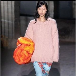 ドリスヴァンノッテン(DRIES VAN NOTEN)の【美品】ドリスヴァンノッテン　オーバーサイズニット(ニット/セーター)