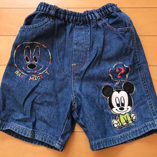 ディズニー(Disney)のベビー95 ディズニーデニムハーフパンツ(パンツ/スパッツ)