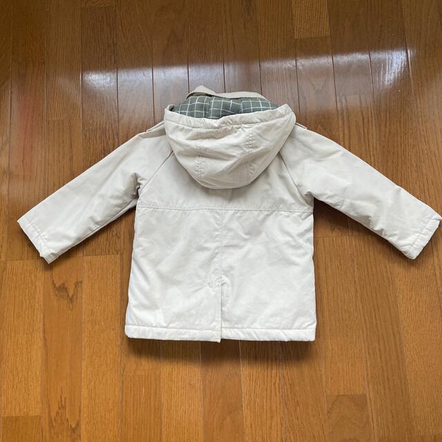 ZARA KIDS(ザラキッズ)のzara 中綿トレンチコート キッズ/ベビー/マタニティのキッズ服男の子用(90cm~)(コート)の商品写真