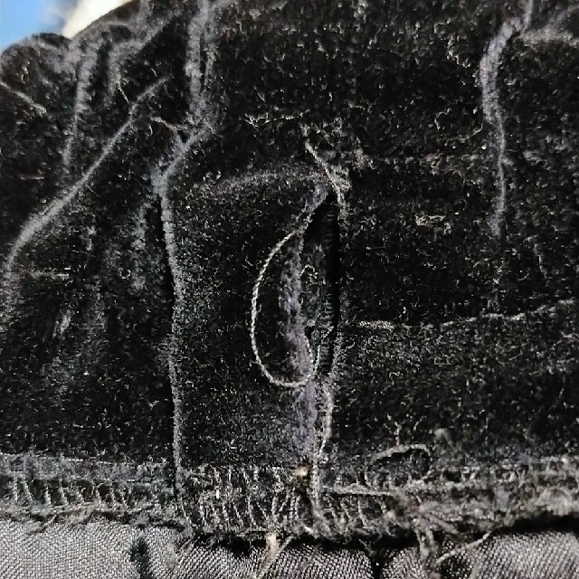 metamorphose temps de fille(メタモルフォーゼタンドゥフィーユ)のmetamorphose スカート 黒 冬素材 日本製 M～LL レディースのスカート(ひざ丈スカート)の商品写真