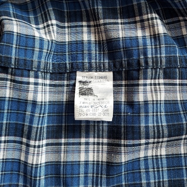 mont bell(モンベル)のモンベル　長袖チェックシャツ　Mサイズ メンズのトップス(シャツ)の商品写真