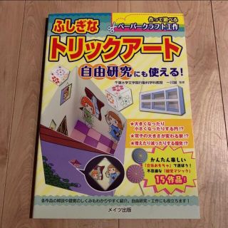 ふしぎなトリックアート 作って遊べるペーパークラフト工作 自由研究にも使える!(絵本/児童書)