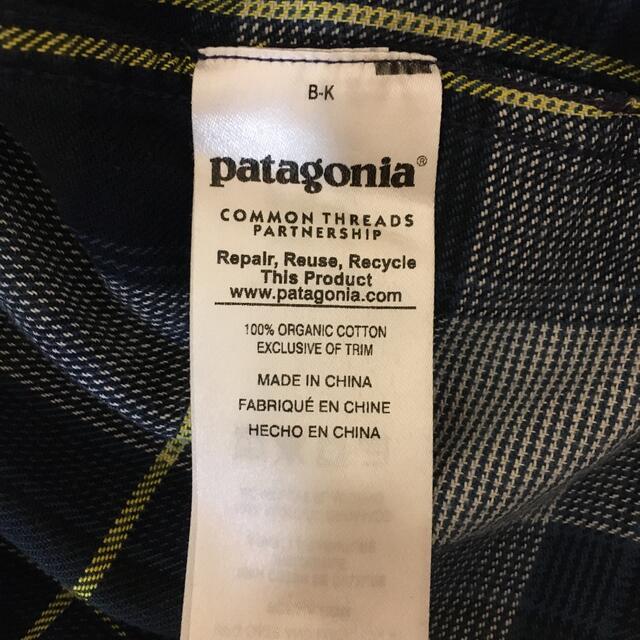 patagonia(パタゴニア)のパタゴニア　チェックシャツ　XS  ボタンダウン メンズのトップス(シャツ)の商品写真