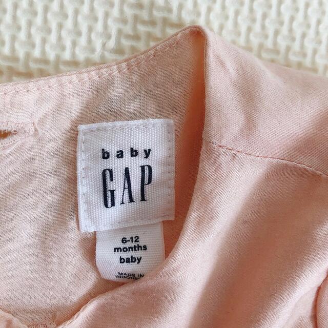 babyGAP(ベビーギャップ)のbabyGAP 長袖ワンピース 6〜12m 70サイズ キッズ/ベビー/マタニティのベビー服(~85cm)(ワンピース)の商品写真