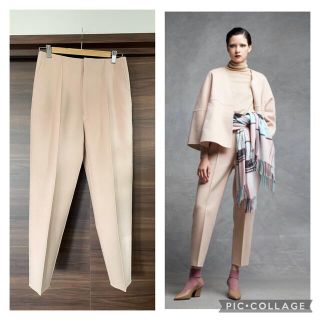 ドゥロワー メルトンケヌキテーパードパンツ38 | www.hectordufau.com.br