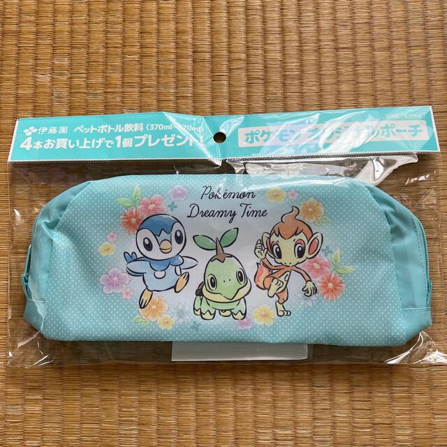 ポケモン(ポケモン)の伊藤園　ポケモンオリジナルポーチ　新品 エンタメ/ホビーのコレクション(ノベルティグッズ)の商品写真