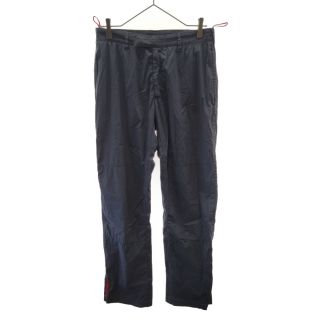 PRADA プラダ 19AW THECNICAL NYLON CARGO PANT 22X805 S192 ラバーパッチテクニカルナイロンジップフロントポケットカーゴパンツ