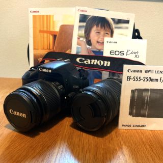 キヤノン(Canon)のCANON EOS kiss X2  レンズセット(デジタル一眼)