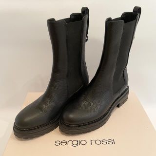 セルジオロッシ(Sergio Rossi)の美品 セルジオロッシ サイドゴアブーツ 39(ブーツ)