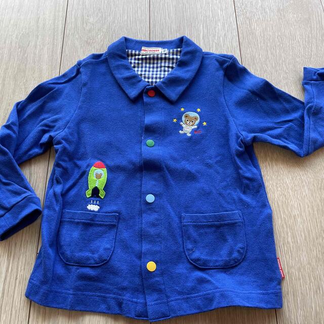 mikihouse(ミキハウス)のミキハウス　キッズカーディガン100 キッズ/ベビー/マタニティのキッズ服男の子用(90cm~)(カーディガン)の商品写真