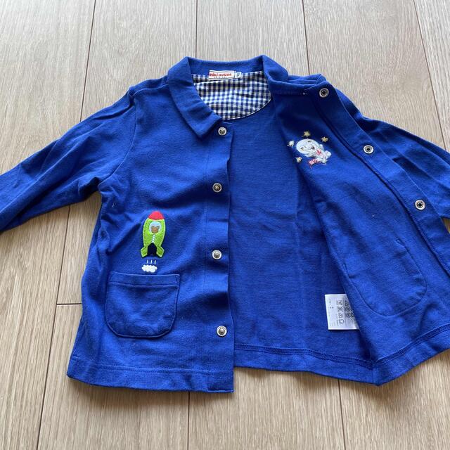 mikihouse(ミキハウス)のミキハウス　キッズカーディガン100 キッズ/ベビー/マタニティのキッズ服男の子用(90cm~)(カーディガン)の商品写真