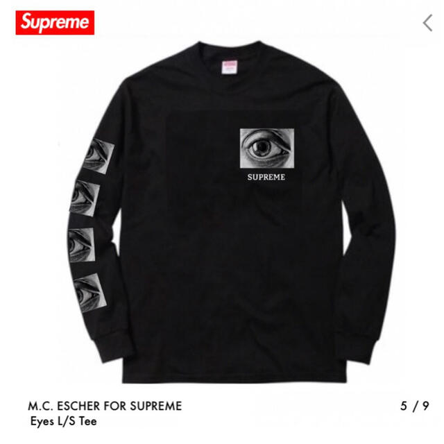 Supreme × M.C. Escher Eye L/S Tee | www.gurugestion.com.ar