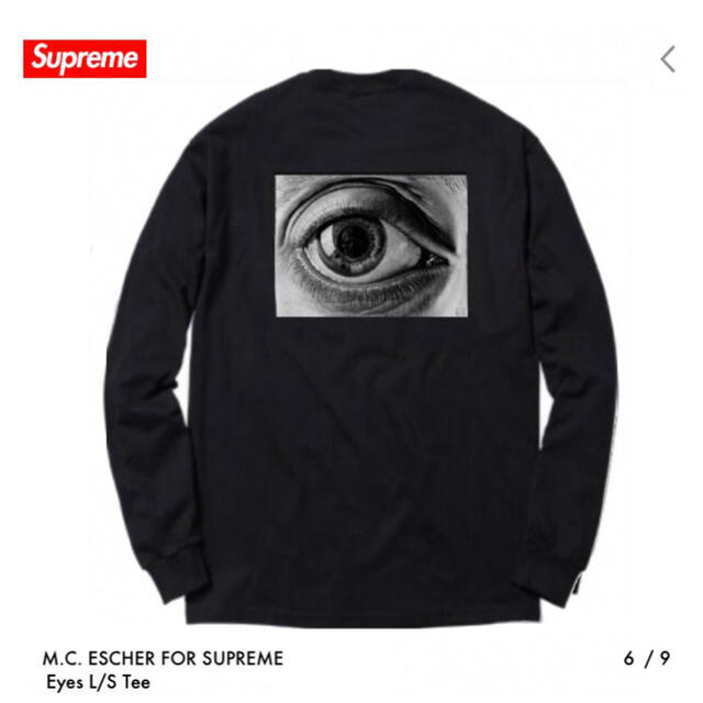 Supreme × M.C. Escher Eye L/S Tee | www.gurugestion.com.ar