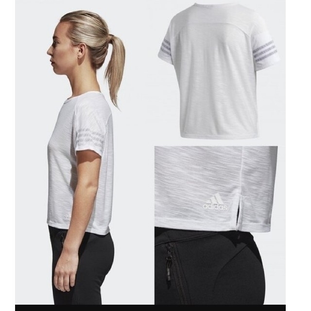 adidas(アディダス)のアディダス adidas ID 3ストライプ/トレーニングシャツ レディースのトップス(Tシャツ(半袖/袖なし))の商品写真