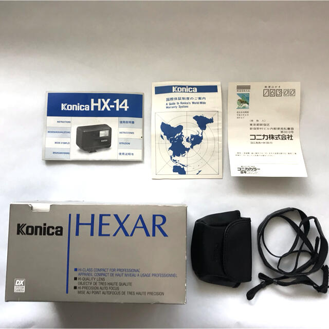 KONICA MINOLTA - コニカ ヘキサー KONICA HEXAR 35㎜ F2.0 ストロボ付