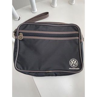 フォルクスワーゲン(Volkswagen)の☆未使用☆フォルクスワーゲン/セカンドバック•黒×茶☆(セカンドバッグ/クラッチバッグ)