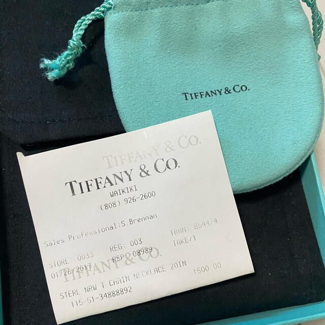 Tiffany Tチェーン ネックレス 2