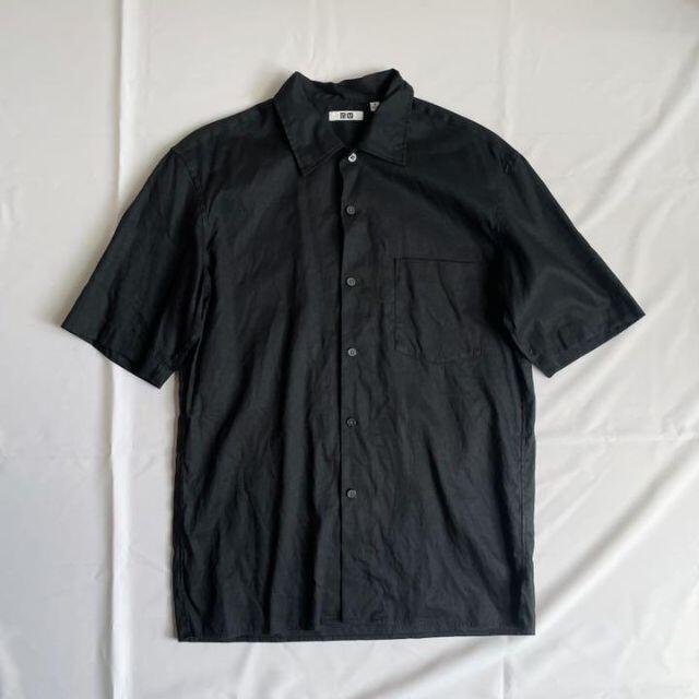 UNIQLO(ユニクロ)の【UNIQLO】 オープンカラーシャツ 半袖シャツ メンズのトップス(シャツ)の商品写真