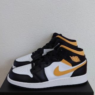 ナイキ(NIKE)の[新品]NIKE AIR JORDAN 1 MID GS  エア ジョーダン 1(スニーカー)