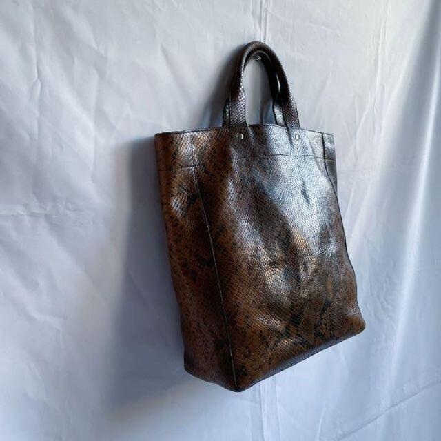 dries van noten トートバッグ レザー ブラック