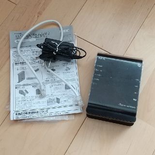 エヌイーシー(NEC)のNEC 無線ルーター PA-WG1200HS(PC周辺機器)