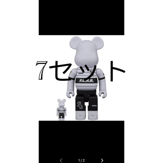 オンライン取寄 BE@RBRICK F.C.R.B. × MLB 100% & 400% フィギュア