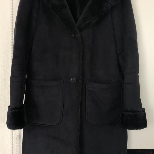 BY∵ フェイクムートンフードロングコート | 秋冬用UNITED ARROWS ...
