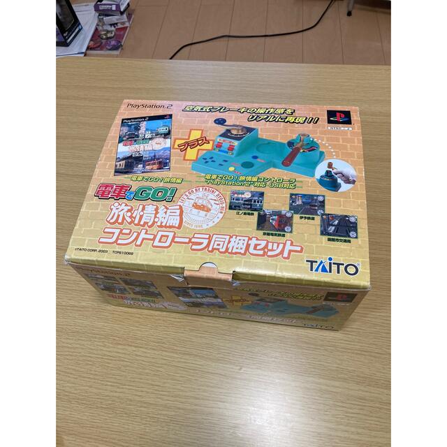 PlayStation2(プレイステーション2)の最終値下げ！【美品✨】TAITO 電車でGO！旅情編　コントローラー同梱セット エンタメ/ホビーのゲームソフト/ゲーム機本体(家庭用ゲーム機本体)の商品写真