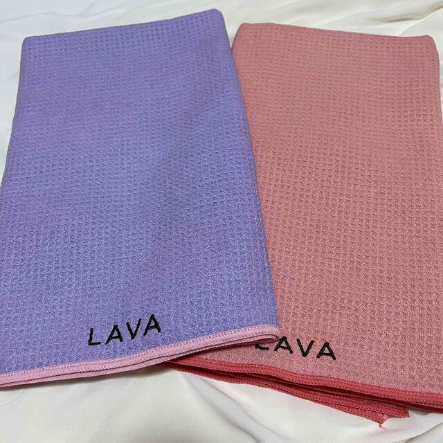 美品】ホットヨガ LAVA ラバ ラグ2枚セットの通販 by ichi's