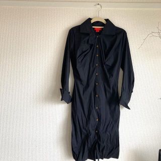 ヴィヴィアンウエストウッド(Vivienne Westwood)のヴィヴィアン　シャツワンピース　red label(シャツ/ブラウス(長袖/七分))