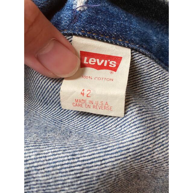 Levi's(リーバイス)の90s Levi’s 70506 42 usa製 メンズのジャケット/アウター(Gジャン/デニムジャケット)の商品写真