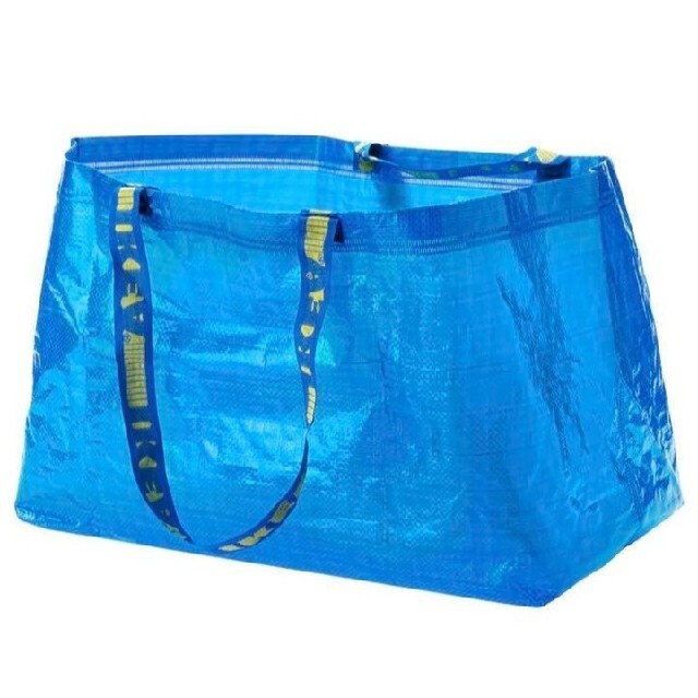 IKEA(イケア)の新品イケア フラクタ IKEA トートバッグ エコバック ブルーバッグ L １枚 レディースのバッグ(エコバッグ)の商品写真