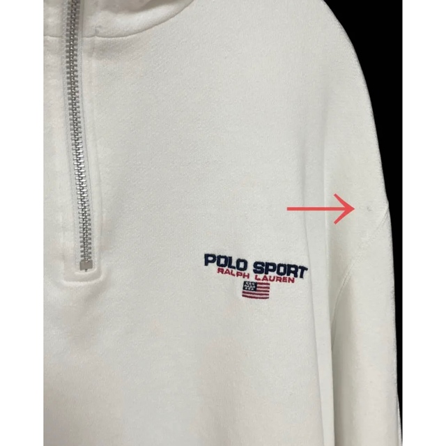 POLO RALPH LAUREN(ポロラルフローレン)のレア　POLO SPORT ハーフジップトレーナー ハーフジップスウェット L  メンズのトップス(スウェット)の商品写真