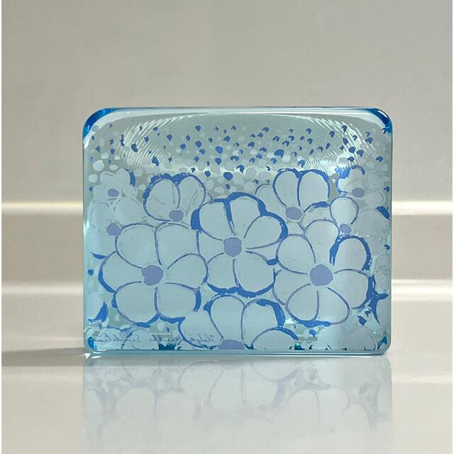 iittala(イッタラ)のiittala ヘルヤ "Suomi kukkii" ガラスカード インテリア/住まい/日用品のインテリア小物(置物)の商品写真