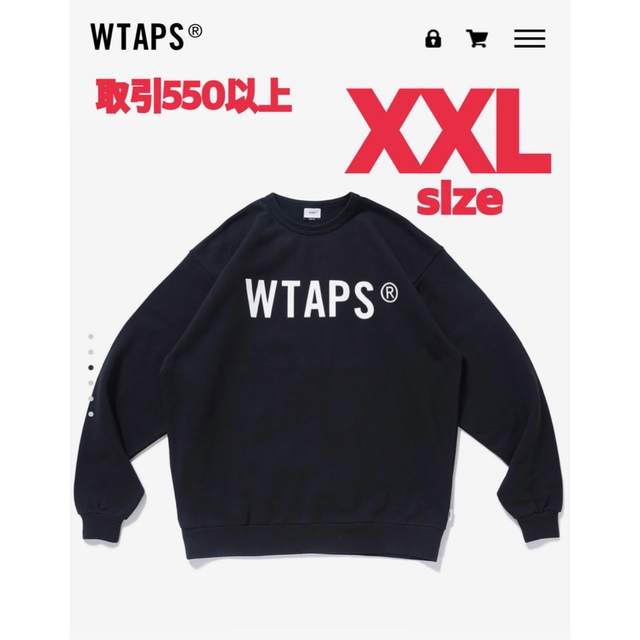 WTAPS 21FW WTVUA SWEAT BLACK XXLサイズ